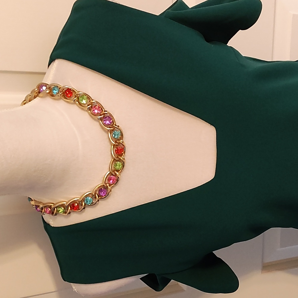 Express emerald green dress - Picture 3 of 6